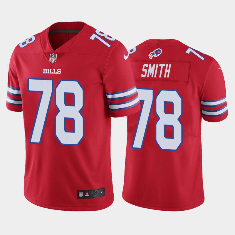 Men Buffalo Bills #78 Bruce Smith Nike Red Limited Player NFL Jersey